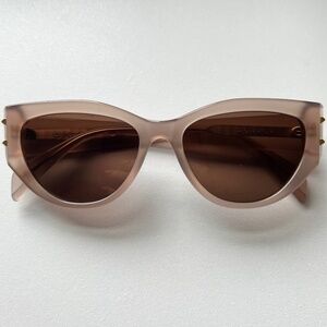 Saint Owen Monroe Sunglasses Taupe Brown Cat Eye